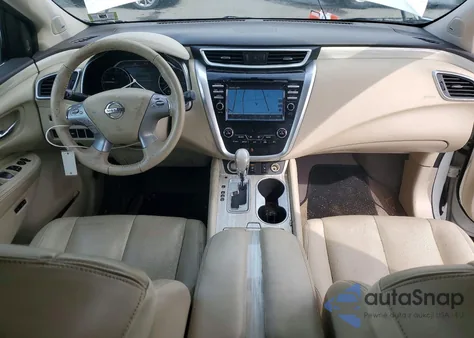 2017 Nissan Murano S z USA, uszkodzony, nr VIN 5N1AZ2MH8HN189898